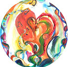 Allyson's painting of heart