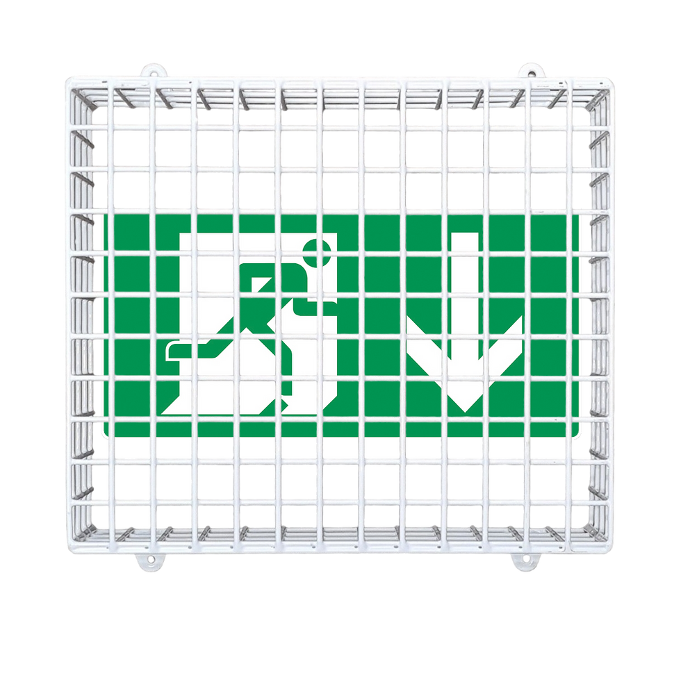 Exit Sign Cage - 22cm x 33cm x 10.5cm