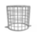 16cm x 16cm round sounder cage detector cage cctv guard