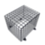 cctv cage 25.5cm x 20cm x 20cm black