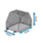 Saturn 40cm x 25cm x 27cm hinged cage