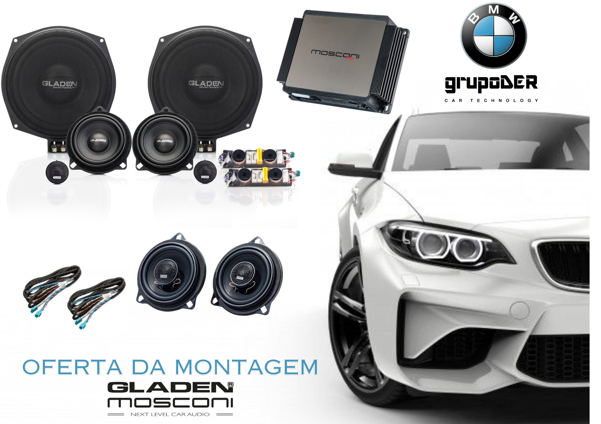 Sound Upgrade BMW Gladen/Mosconi 