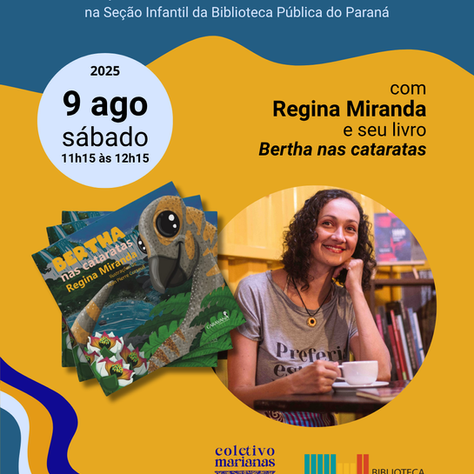 Coletivo Marianas na seção infantil da BPP | agosto de 2025