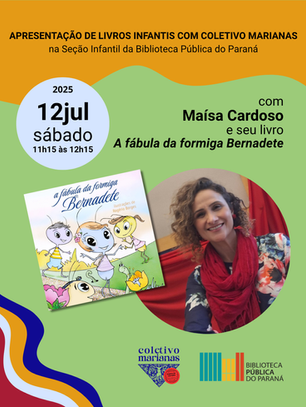 Coletivo Marianas na seção infantil da BPP | julho de 2025