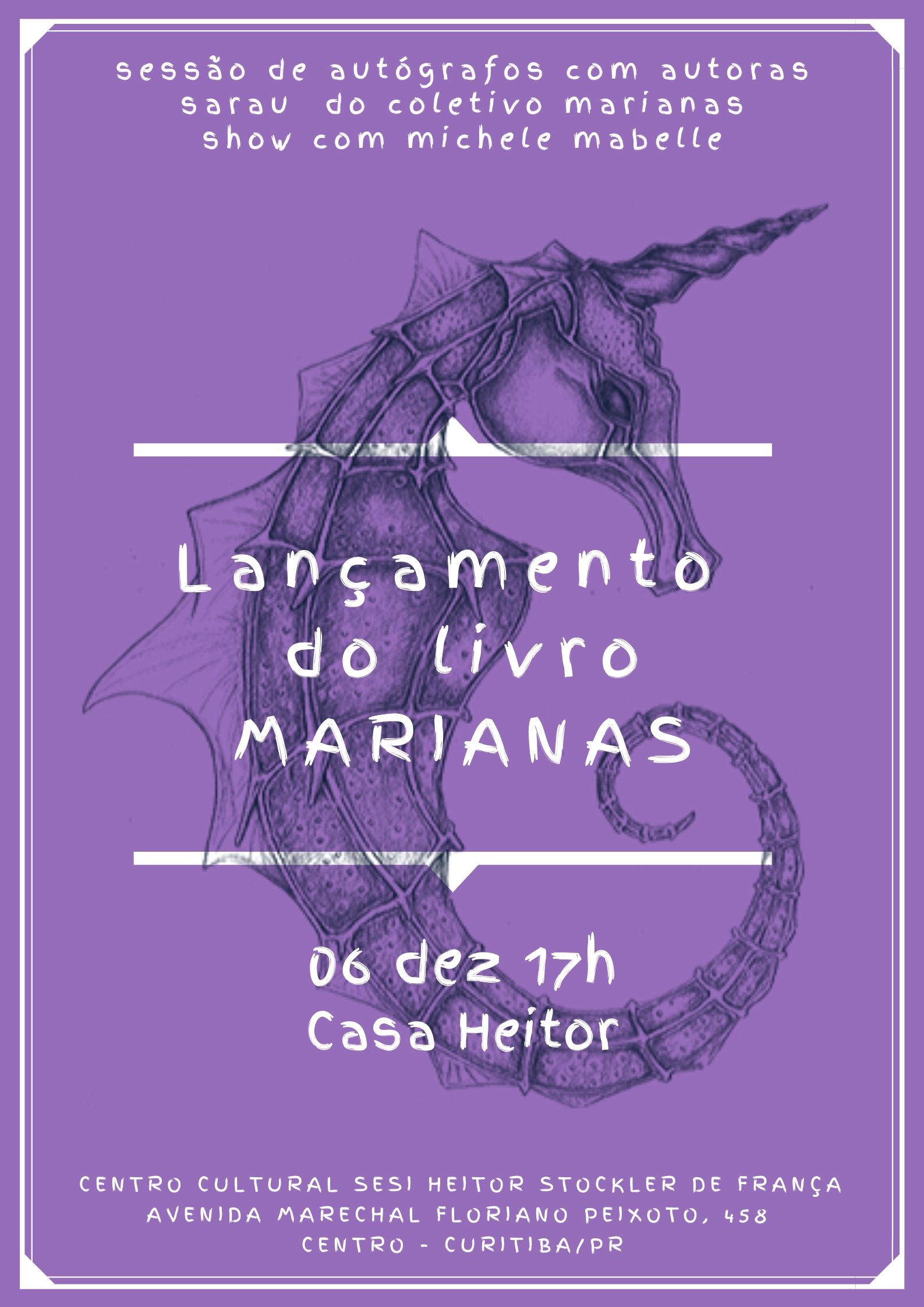 Lançamento do livro Marianas