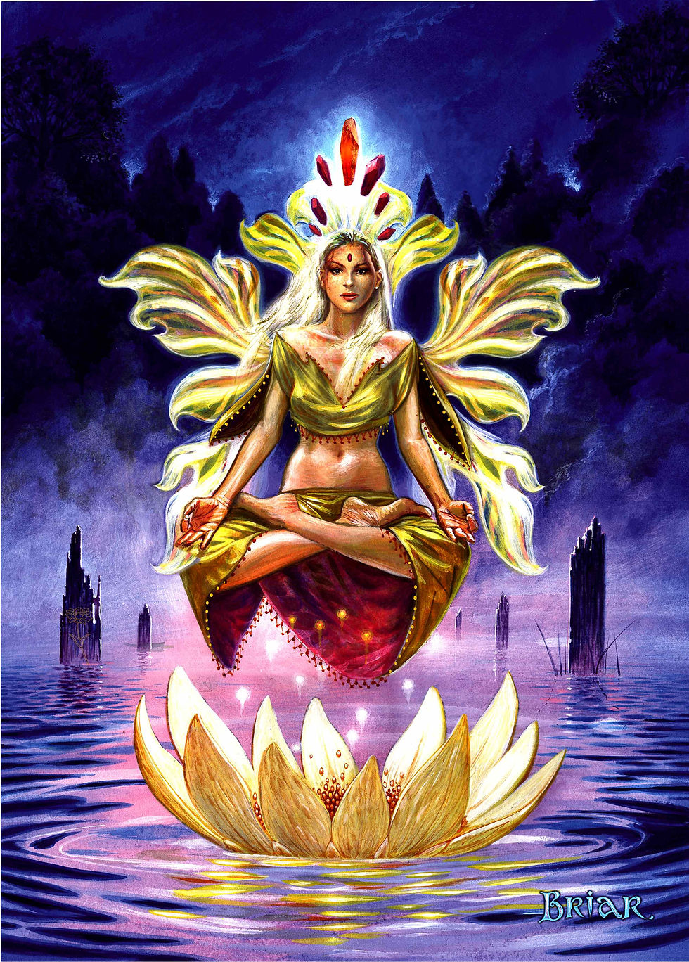 Venus Of The Lotus - Briar A4 Unmounted Poster Print - pack of 5