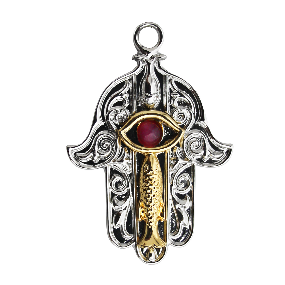 hamsa hand pendant necklace