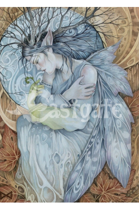 Emergence of Spring - Linda Ravenscroft A4 Print on A3 Mount