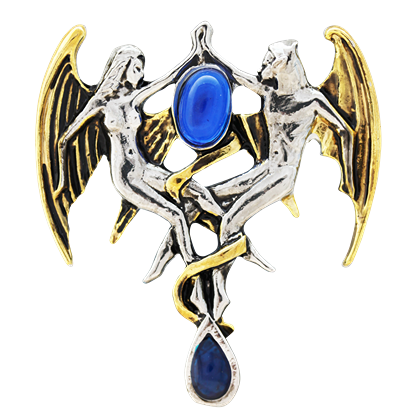 Venus & Mars (BAF13) Pendant Necklace