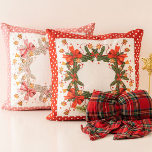 Christmas cushion decoration