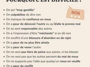 Oser dire non…une étape incontournable pour la santé mentale