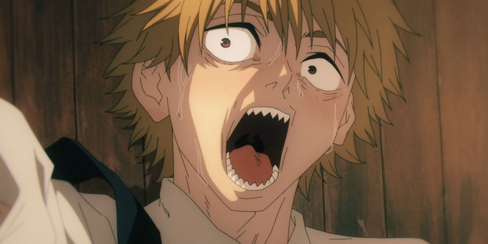 Denji looking shocked