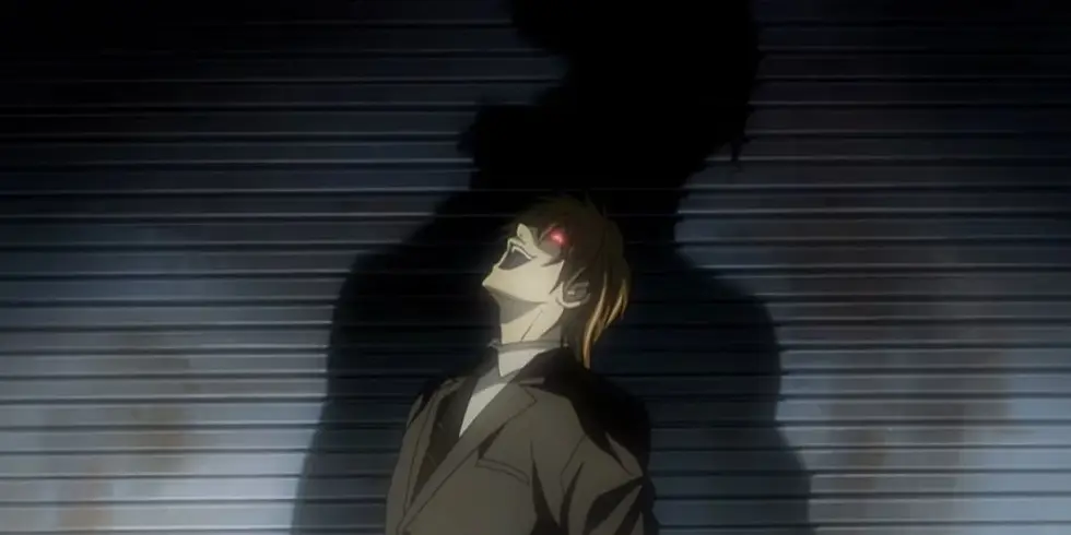Light Yagami laughing