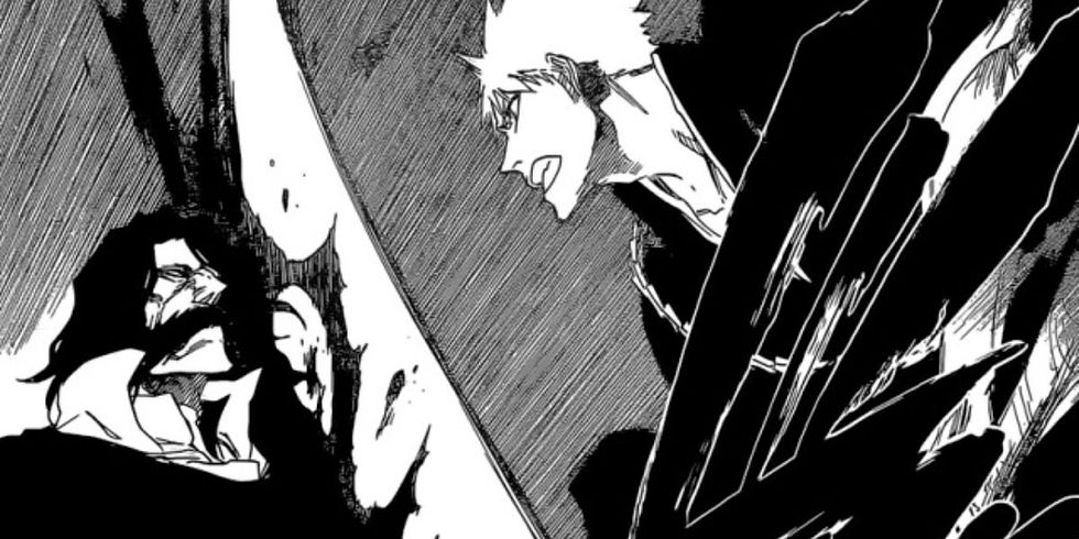 Yhwach and Ichigo fighting