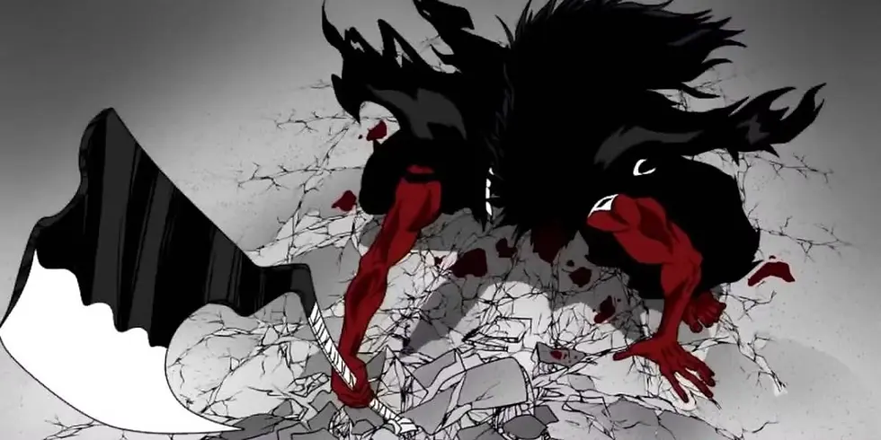 Kenpachi sword broken