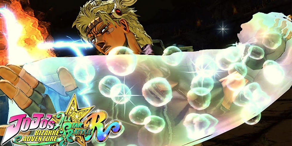 Caesar Zeppeli using Ripple Bubbles