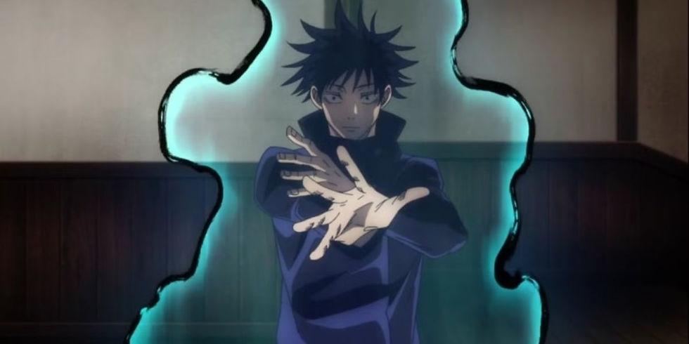 Megumi with his Cursed Energy