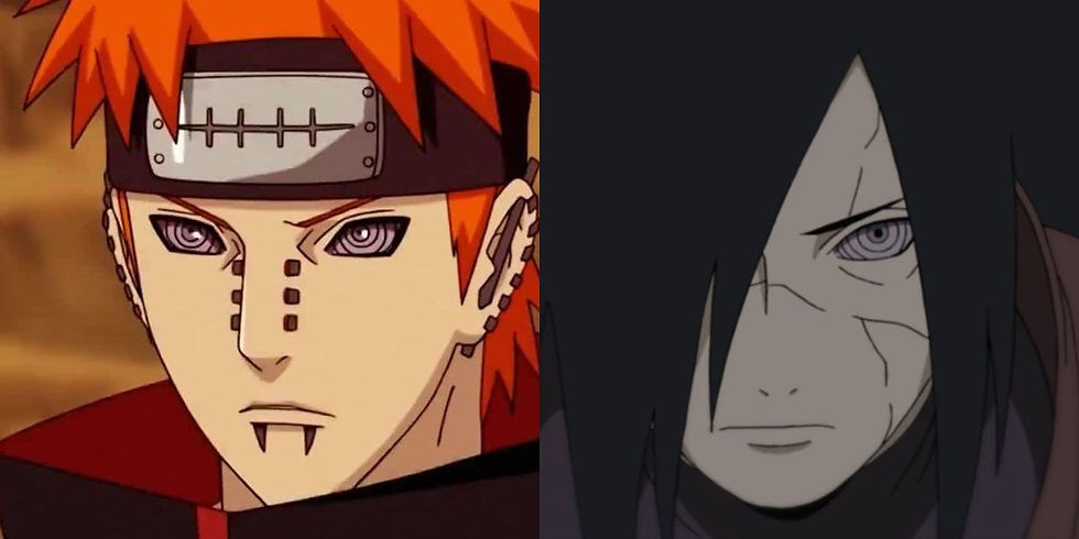 Difference between Pain and Madara Rinnegan use