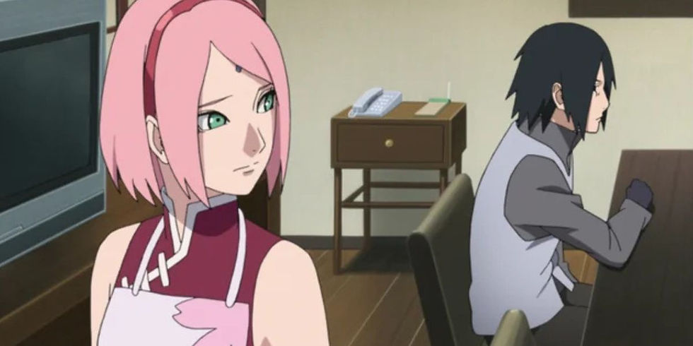 Sasuke and Sakura in Boruto