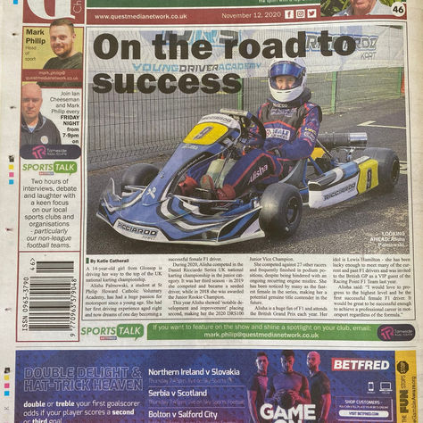 2020 Glossop Chronicle Article