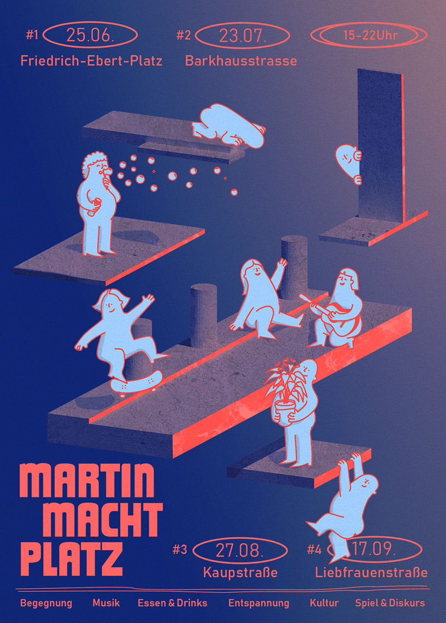 “Martin Macht Platz” in der Kaupstraße