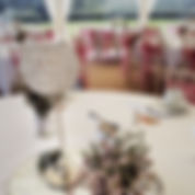 Wedding table dressing, table centerpieces