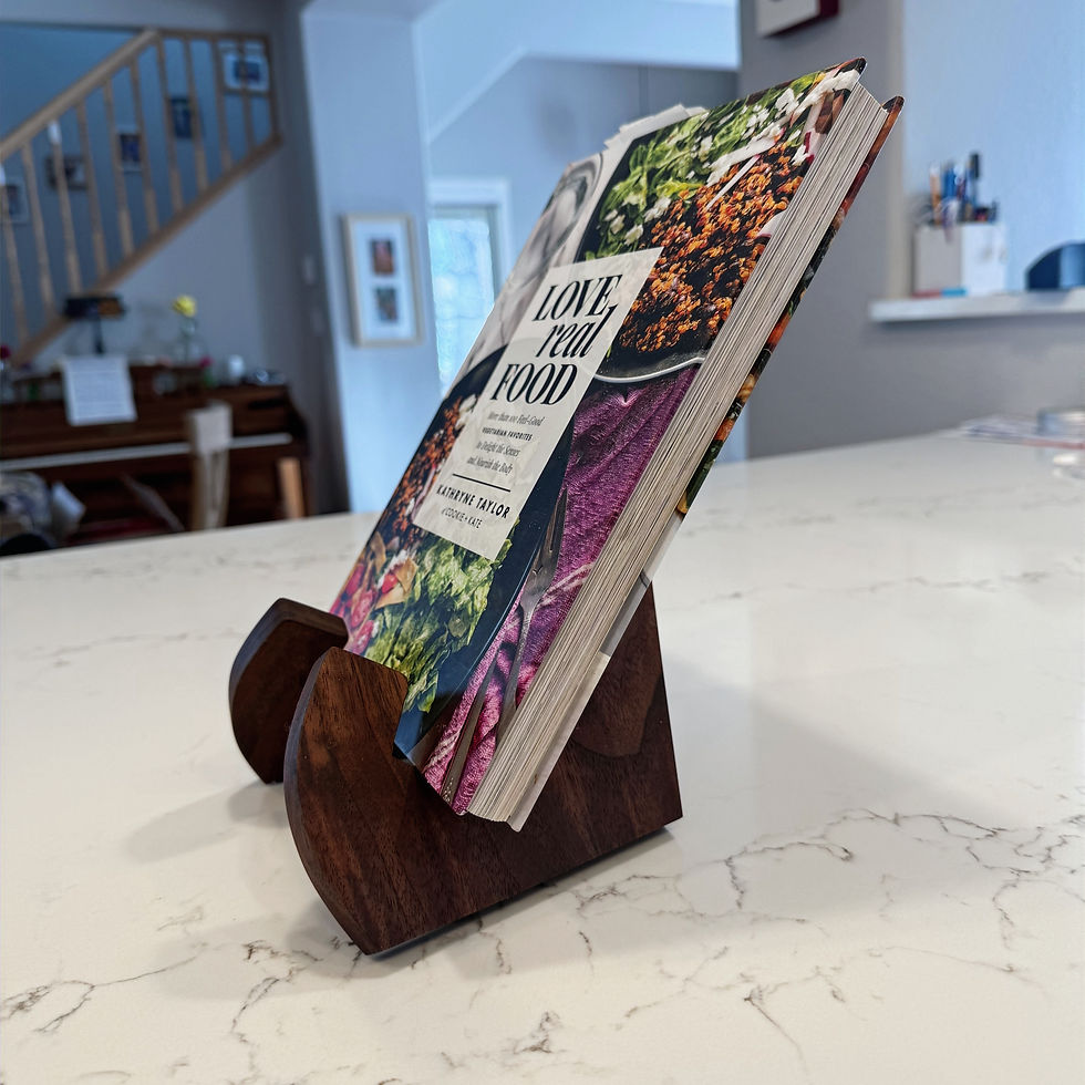 Thumbnail: Collapsable Cookbook Holder