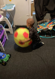 Playing Giant Ball