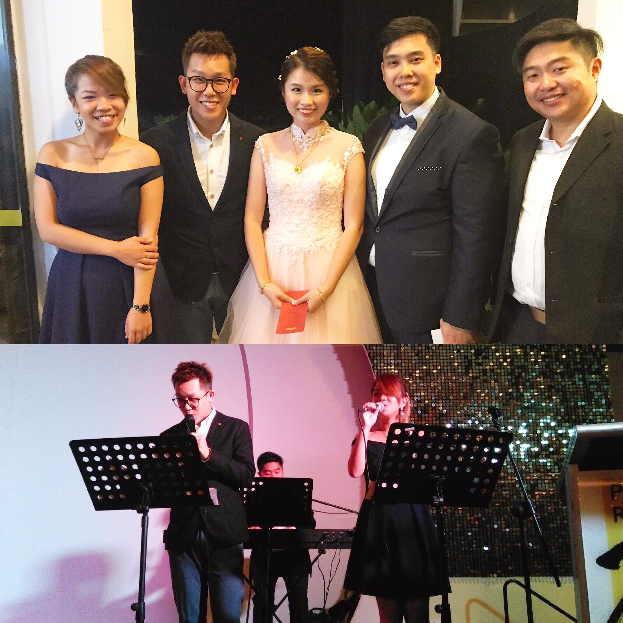 Gregory and Joan's wedding dinner