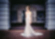 minimalist wedding gown in white dress