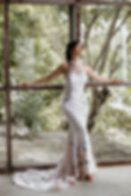 White cheongsam wedding dress