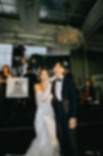 Wedding photographer captures bride singing