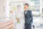 Weddig photographer shotting a wedding couple who are getting married