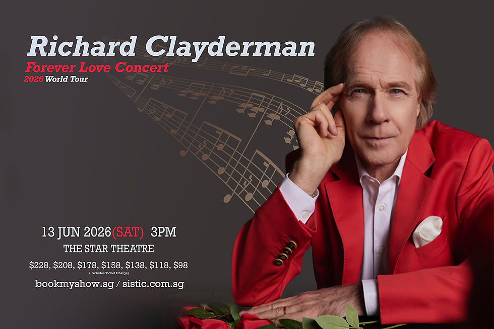 Richard Clayderman Forever Love Concert 2026 World Tour