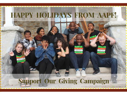 SUPPORT AAPF'S HOLIDAY GIVING CAMPAIGN