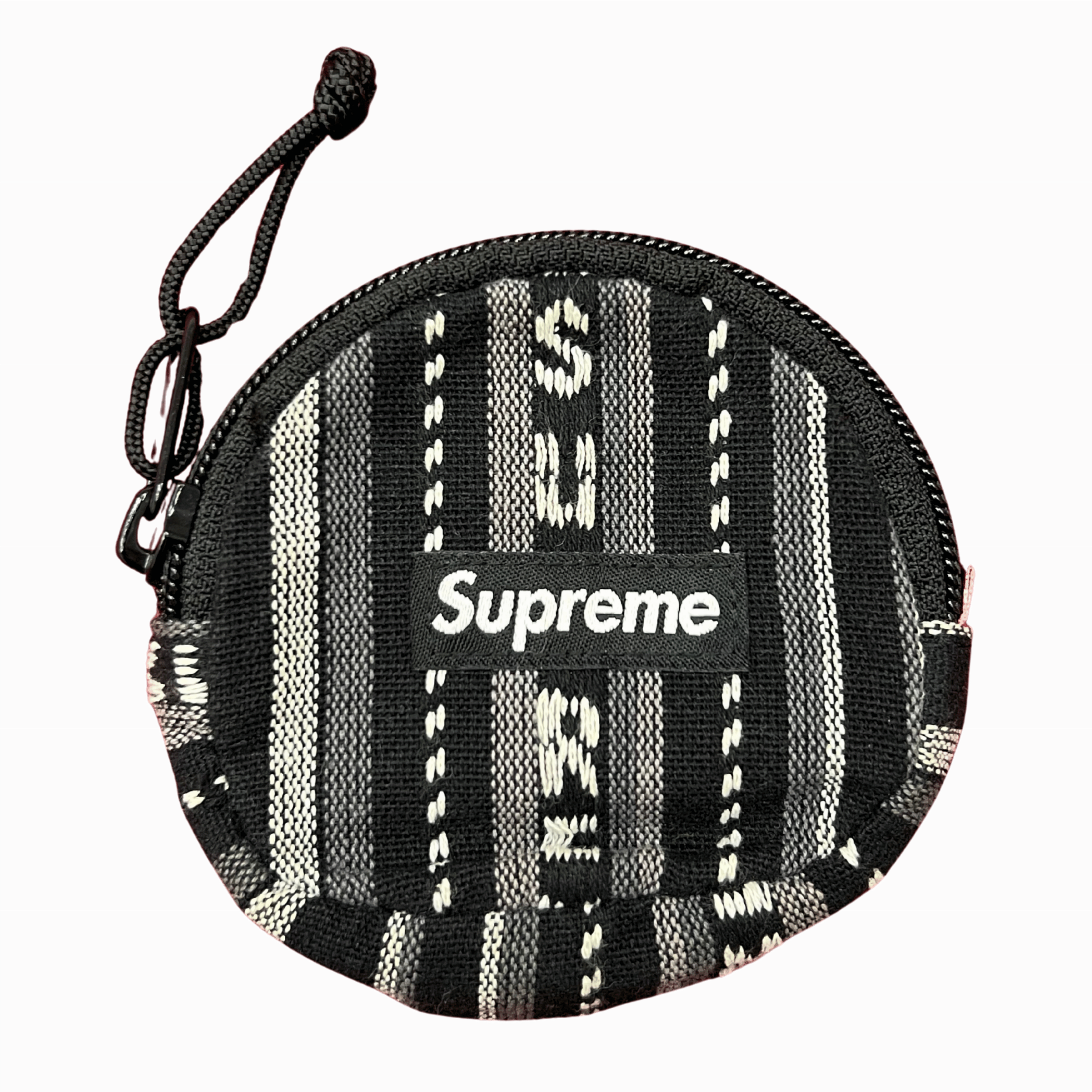 Supreme Woven Stripe Coin Pouch