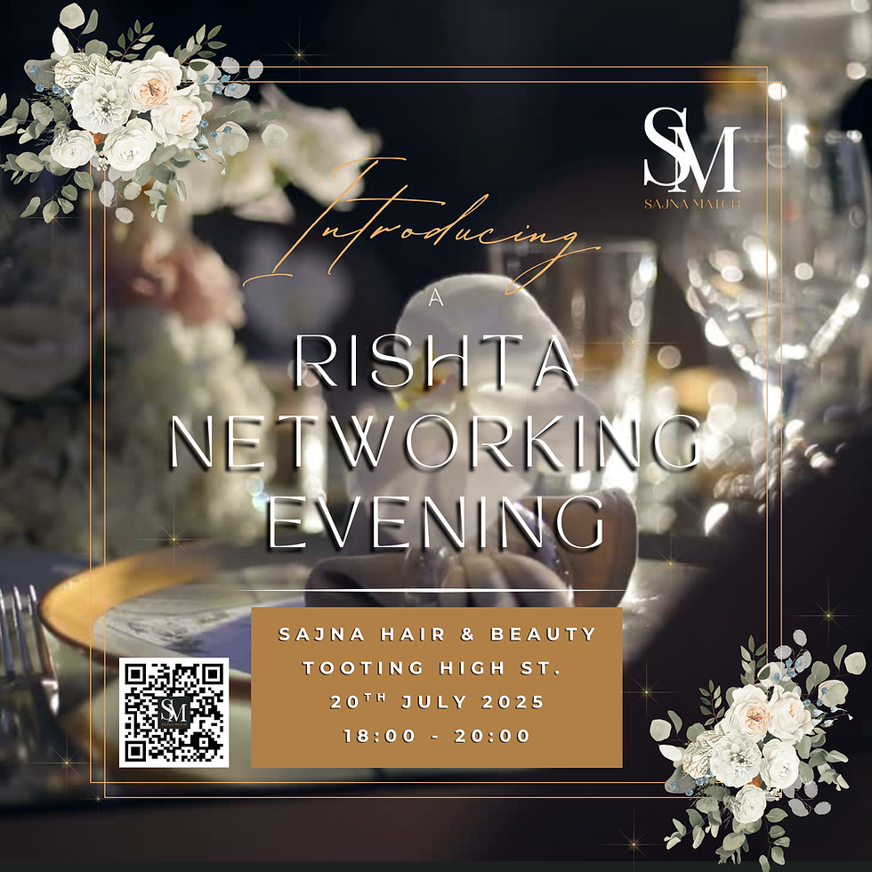 SajnaMatch Rishta Networking Evening Updated Date Post