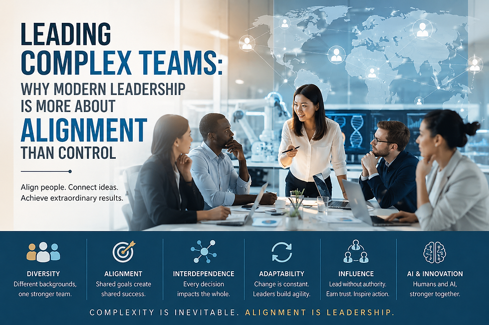 Leadership Series (Part 9)Leading Complex Teams: Why Modern Leadership Is More About Alignment Than Control