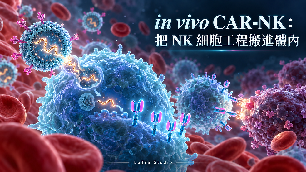 in vivo CAR-NK:利用定向脂質奈米粒子在體內工程化 NK 細胞