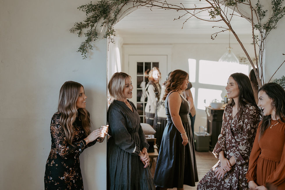 Homemade desserts and cake served on a beautifully styled table for a casual get-together, reflecting intentional hosting and celebrating ordinary moments