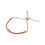 Thumbnail: Links of London Starlight 18kt Rose Gold Vermeil & Sapphire Square Bracelet