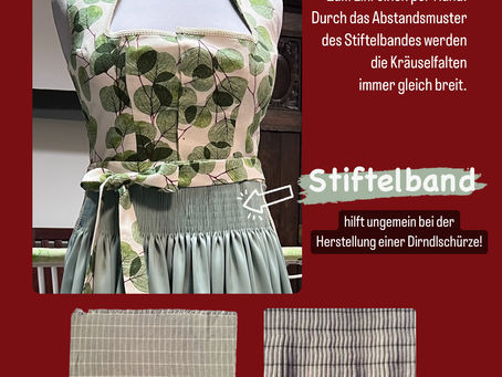 Stiftelband für die Dirndlschürze