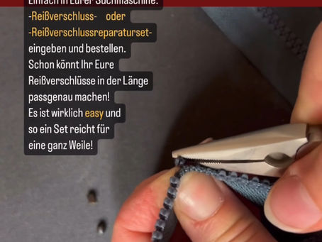 Reißverschluss kürzen - so geht's!