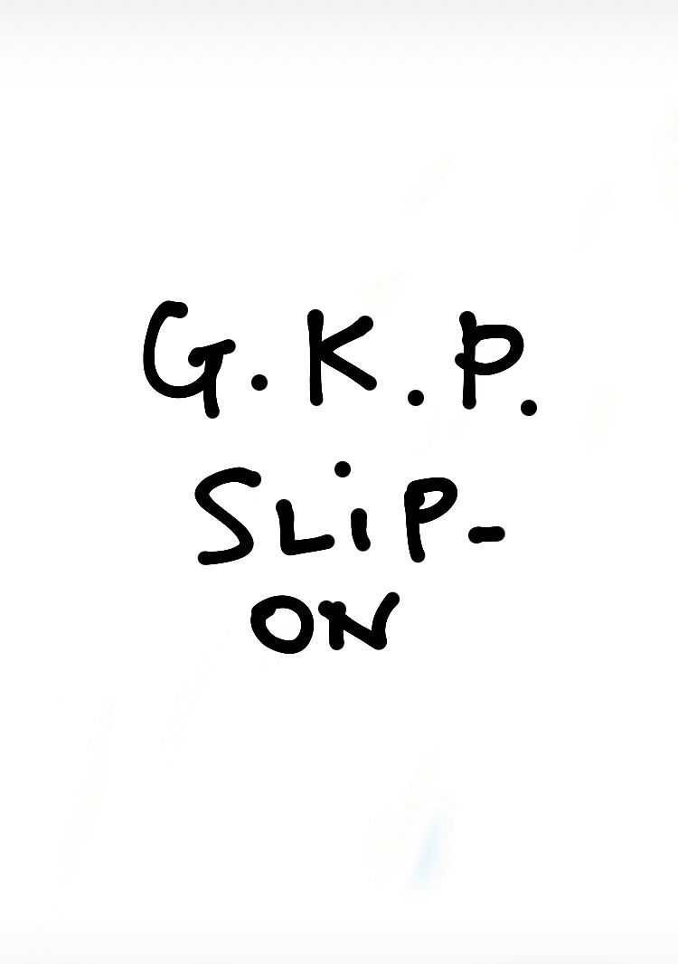 Thumbnail: G.K.P. Slip-On Apron: Navy Twill