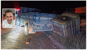 Homem morre após capotar caminhonete na MT-206 em MT