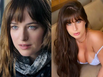 Miss posa sexy e choca por semelhança com Dakota Johnson: “me chamam de sósia”