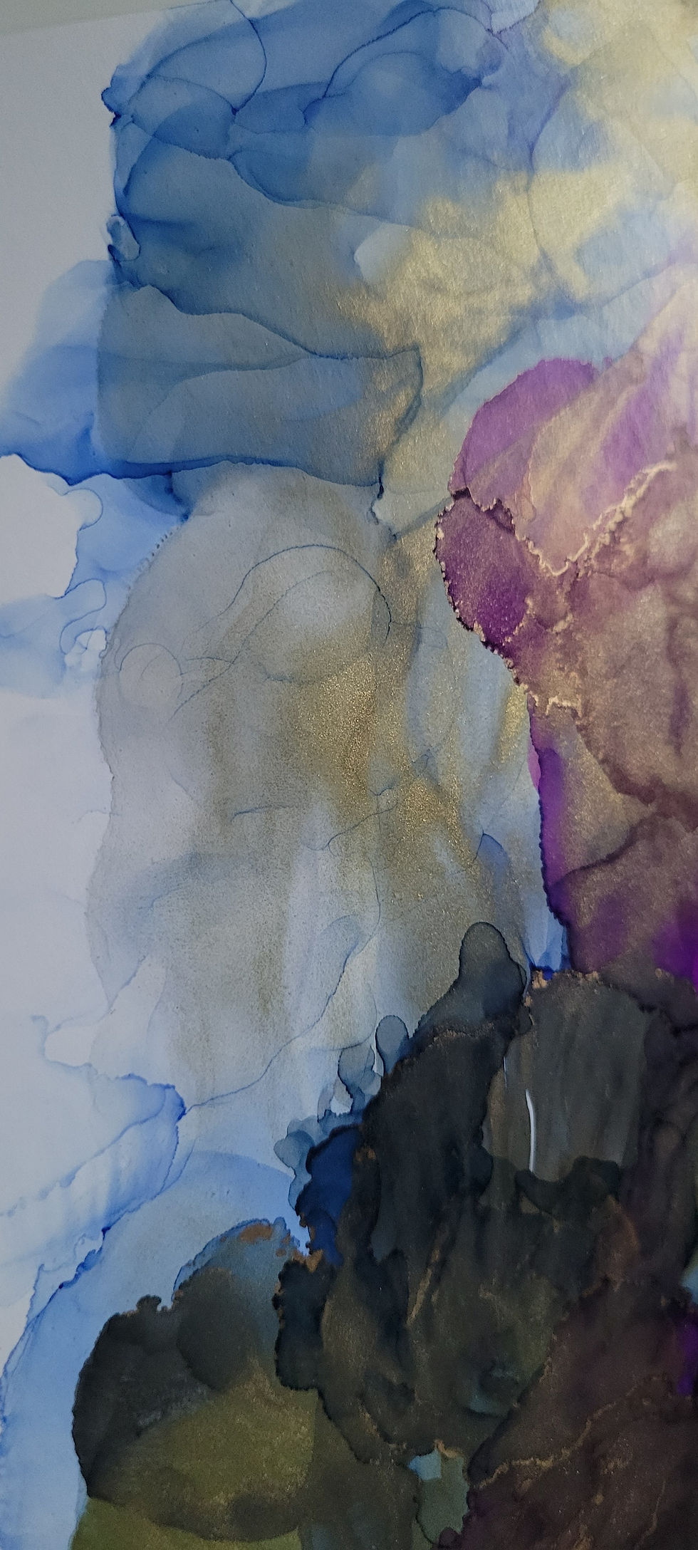 Miniatura: lInner Constellation  30x21cm Yupo paper