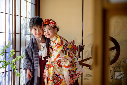 七五三　古民家スタジオ　寒川神社　アンティーク