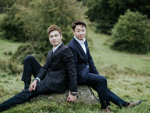 Roy & Tin’s Intimate Same-Sex Wedding in a Danish Forest