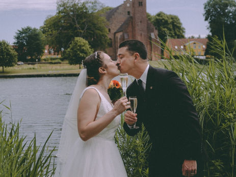 Sabrina and John’s elopement wedding in Maribo